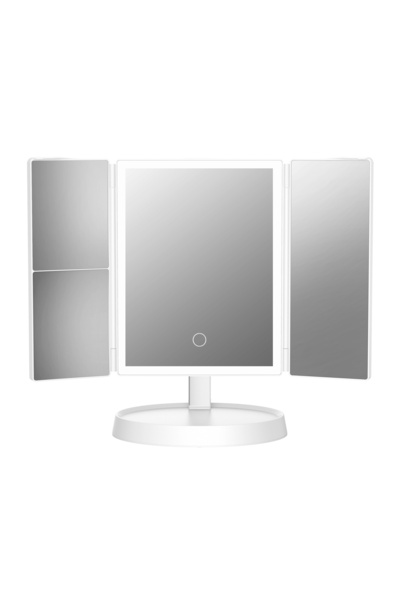 OEM HOME USE επιτραπέζιος καθρέφτης HUH-0183, LED φως, 1x/2x/3x zoom, 2000mAh...