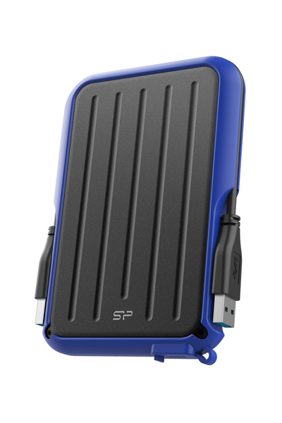 Silicon Power εξωτερικός HDD Armor A66, 2TB, USB 3.2, μπλε