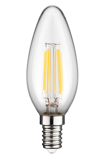 goobay LED λάμπα candle 65393, E14, Filament, 6W, 2700K, 1055lm