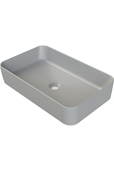 Turkuaz Mat Gri Hera 60X38 cm Lavabo (Bataryasız)