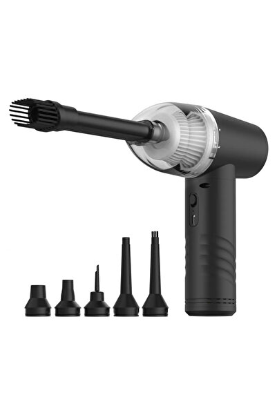 KINZIR 2 σε 1 σκουπάκι χειρός & air duster VC43, 70W, 6000mAh, μαύρο