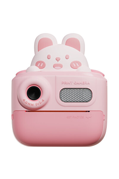 OEM WOWKIDS παιδική φωτογραφική μηχανή K64 με εκτυπωτή, 26MP, 2", ροζ
