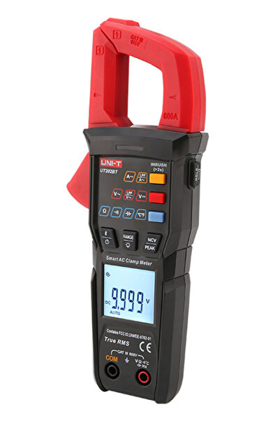 OEM UNI-T ψηφιακή αμπεροτσιμπίδα UT202BT, 600A AC, NCV, Bluetooth, True RMS