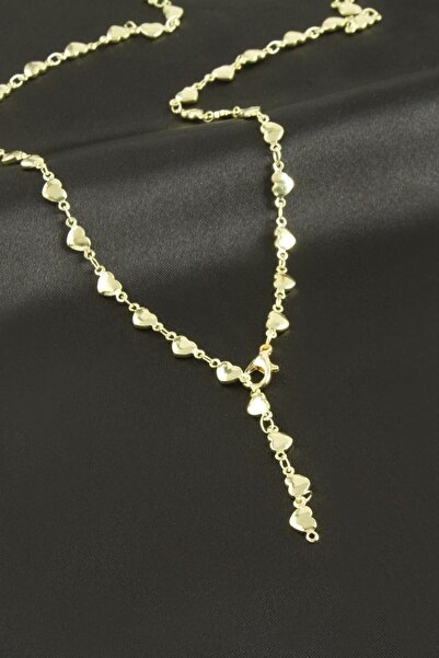 Marsilyan Heart Y Necklace Ilkel-Bjt940