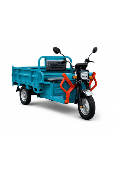 Castex Triciclu electric cargo fara permis E-TUK, remorca cu bena basculanta ...