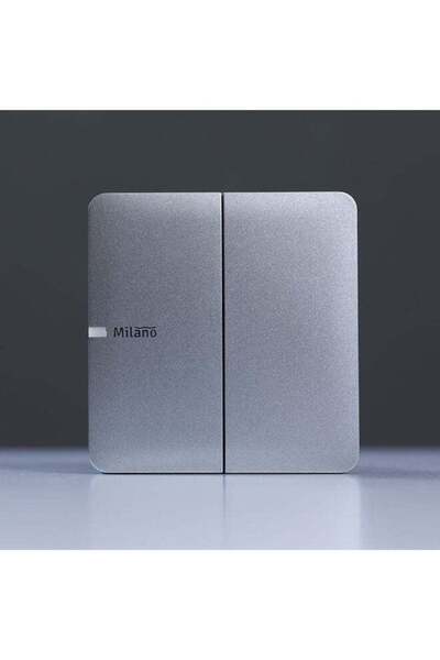 Danube Home - Milano 10A 2 Gang 1 Way Switch Sl Ps