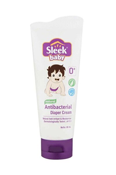 Sleek Baby Antibacterial Diapers Cream 80ml Tube