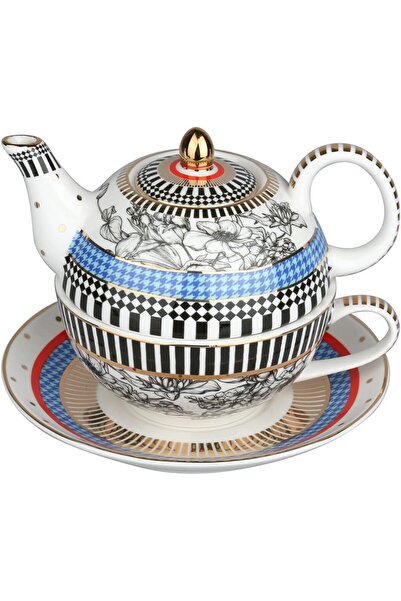 Yıldızan Nht Shop Bone Tek Single Teapot & Cup Set 818517
