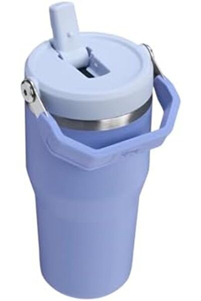 Yıldızan Buz Akış GO 600ml/20oz Flip Straw WTR Btl Ortanca 931845