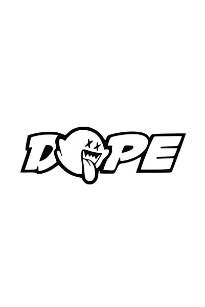 Amo-Stickers Sticker Auto Dope 4 30cm Verde