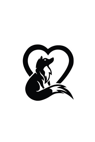 Amo-Stickers Стикер за кола Foxxy 30см Сребрист