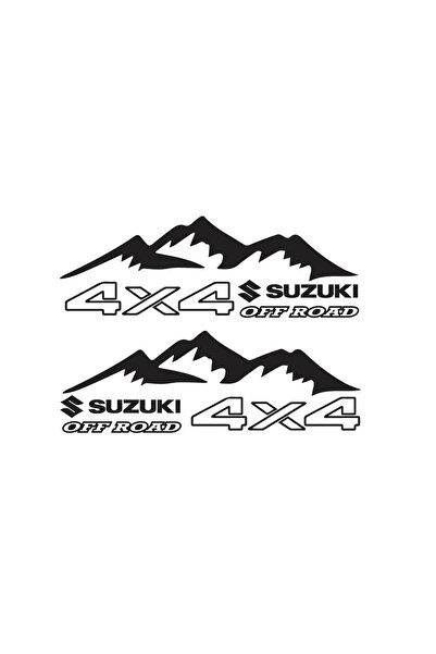 Amo-Stickers Стикер за офроуд Сузуки, комплект за горна и долна част, 50 см, ...