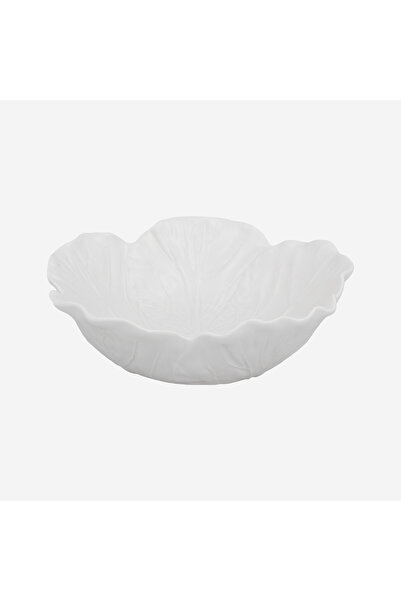 Bordallo Pinheiro Cabbage White Ceramic Serving Bowl 22.5 cm