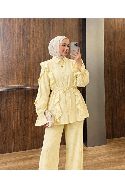 Rose Design Boutique LİSA PANTOLONLU TESETTÜR İKİLİ TAKIM