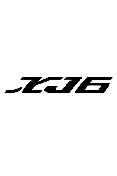 Amo-Stickers Αυτοκόλλητο μοτοσικλέτας YAMAHA XJ6 25εκ. Κόκκινο