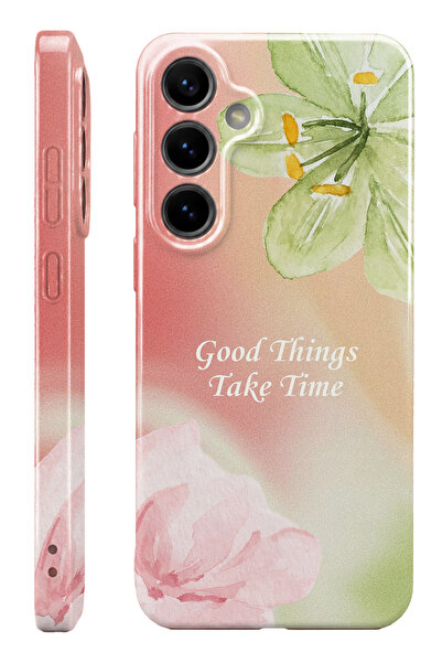 WANNA PROTECT Samsung S25 FE Soft Bloom Protect Slim Parlak Tam Kaplayan Bask...