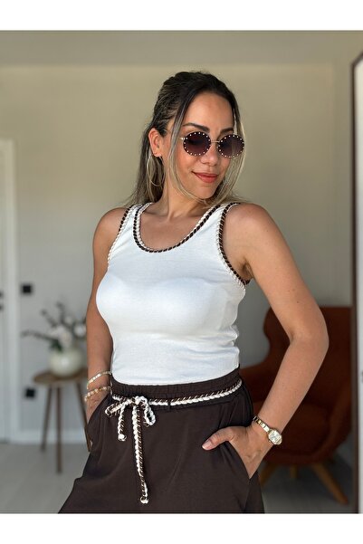 Rozella Butik Embroidered Athlete Blouse