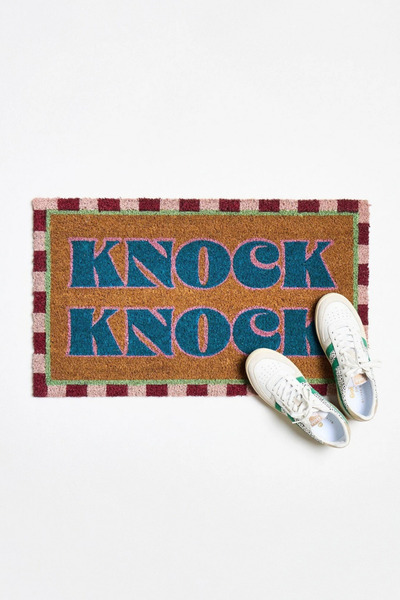 Chalevienne Knock Knock Natural Coconut Fiber (Coir) Door Mat 45X75 cm