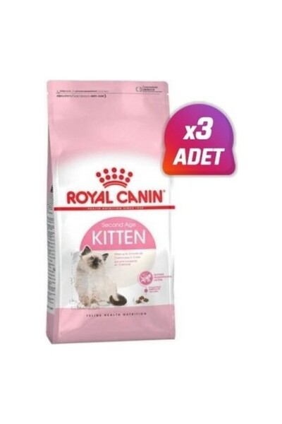 Royal Canin 3 Adet - Kitten Yavru Kedi Maması 4 kg