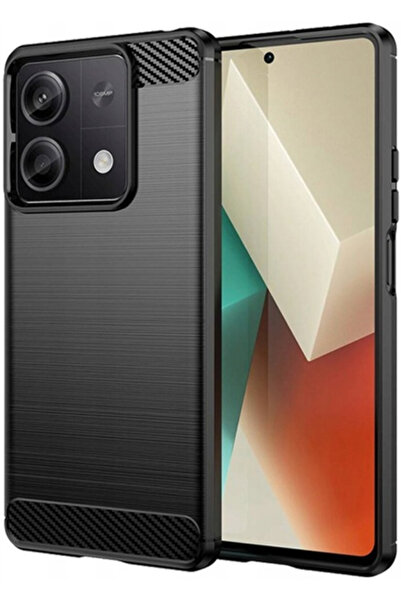 spacecase Θήκη Σιλικόνης - Xiaomi Redmi Note 13 5G - Carbon - Black