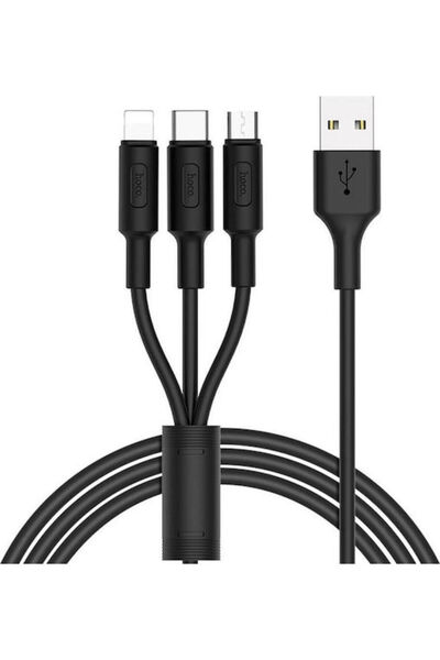 hoco. Hoco X25 Soarer Καλώδιο USB σε Lightning / Type-C / micro USB 1μ 2Α (HO...