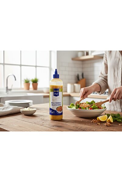 Metro Chef Ballı Hardal Salata ve Dip Sosu 790 Gr - Gurme Sandviç, Hamburger ...