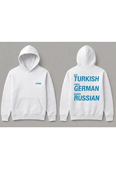 SVART WEAR Eat Turkish Drive German Marry Russian Unisex Oversize %100 Cotton...