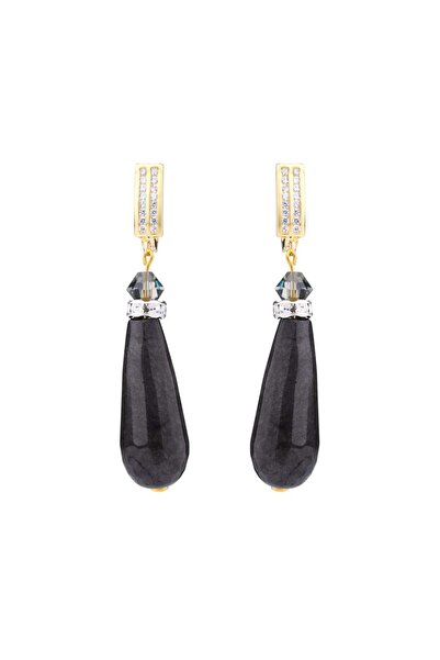 THE GEM STORIES JEWELRY Σκουλαρίκια Λυμιέρ των Μεσανυχτών