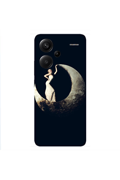 Other Xiaomi Redmi Note 13 Pro+ 5G Woman in moon Transparent Silicone TPU Θήκη