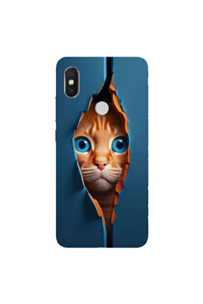 Other Xiaomi Redmi S2 Cat Blue Eyes Transparent Silicone TPU Θήκη