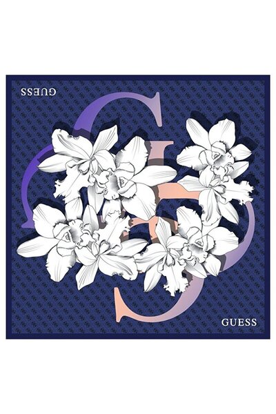 Guess 90 X 90 Square Women's Silk Scarf