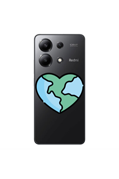 Other Xiaomi Redmi Note 13 4G World in my heart Transparent Silicone TPU Θήκη