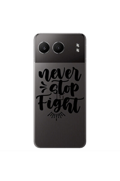 Other Oneplus Nord 4 Never stop fight Transparent Silicone TPU Θήκη