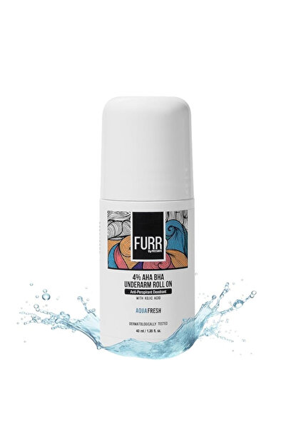 FURR By PEE SAFE مزيل عرق فور رول-أون للإبطين مع 4% حمض الكوجيك، برائحة أكوا ...