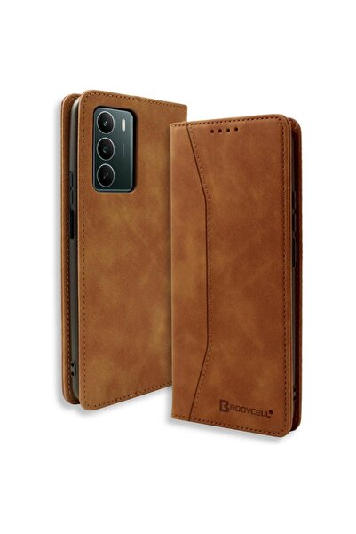 Bodycell Θήκη Realme C75 Book Case Πορτοφόλι - Brown