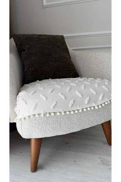 Hisar Home Bohemian Tasseled Pompom Sofa Cover 75X90, I Will Sell This Produc...
