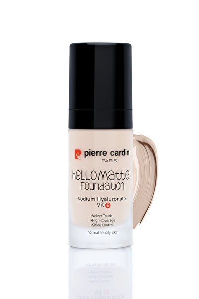 Pierre Cardin Hello Matte Yüksek Kapatıcı Etkili Mat Fondöten-Porcelain-876