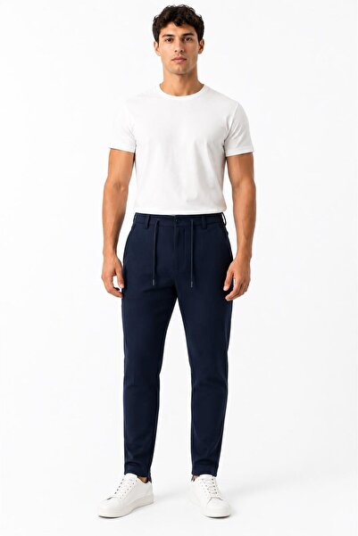 HZR wear Men's Jogger Pants, Stretchy Fabric, Lycra, Slim Fit, with Laces