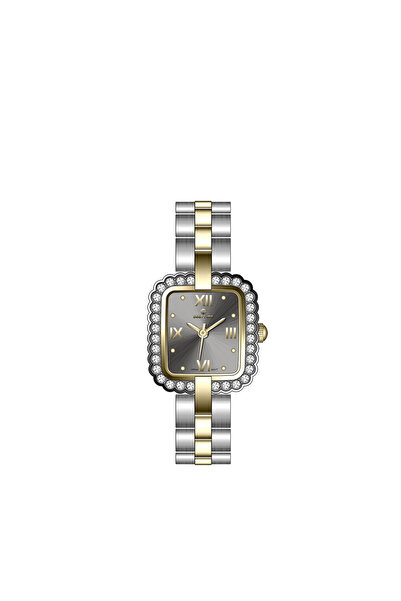 Seen Time Sintime Women's Watch with a Square Case and a Bezel Set with Spark...