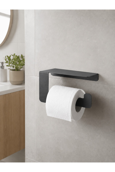 Metal Banyo Wc Kağıt Rulo Peçetelik, Tuvalet Peçete Askılığı Tuvalet Kağıt 3 Basımlık