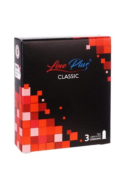 LOVE PLUS Prezervative 3 buc Classic