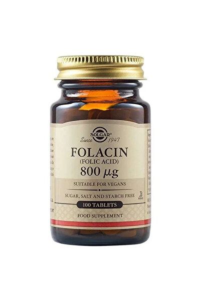 Solgar Φολακίνη 800μg 100 Δισκία