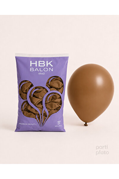 HBK Balon Pastel 11" Balon Hbk Karamel 100'lü