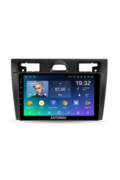 AUTONAV Navigație Android GPS dedicată pentru Ford Fiesta 2002-2008, Model Cl...