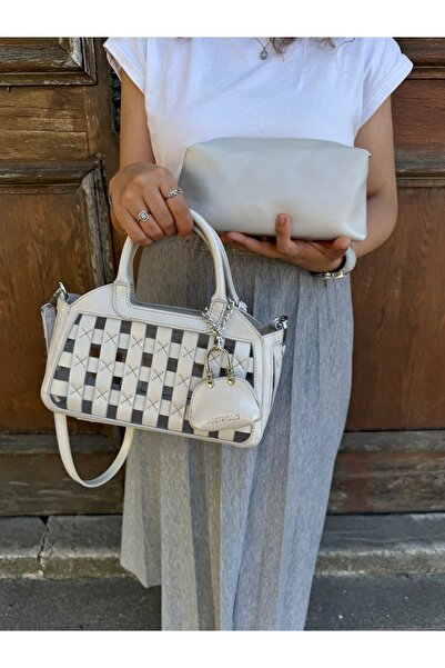 Just Polo Women's New Season Stylish Crossbody & Shoulder Bag with Knitted De...