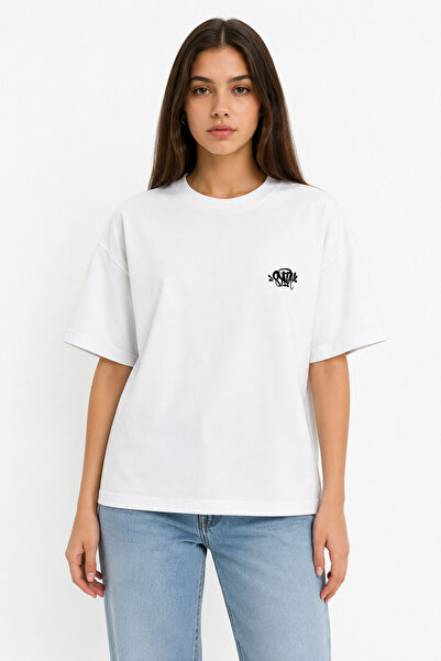 Compostela Unisex Women's Men's Synaworld Written Logo Front Printed Oversize...