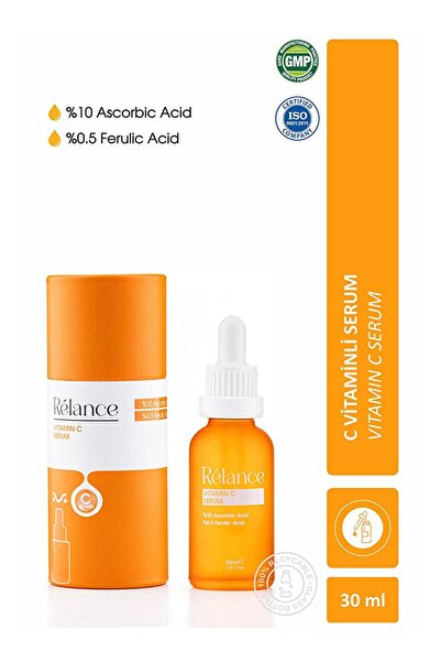 Relance Vitamin C Serum Brightening Serum Tone Equalizing Care Skin Serum Asc...