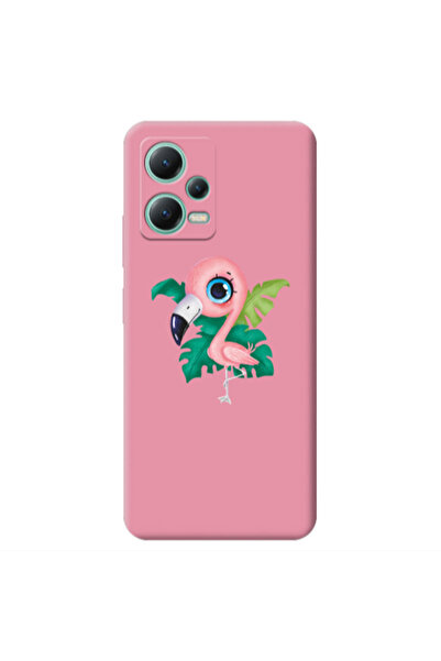 Other Xiaomi Redmi Note 12 Pro 5G Swan Pink Colored Silicone TPU Θήκη