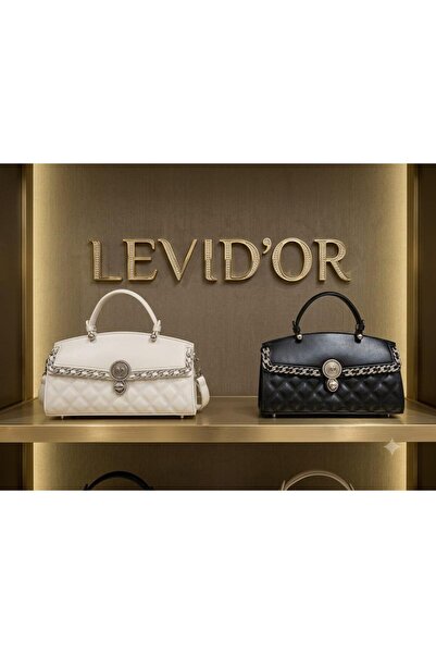 Levidor El ve Omuz Çantası Zincir Detaylı Metal Tokalı Günlük Çanta
