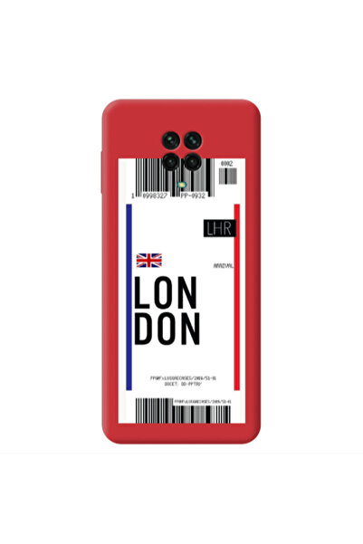 Other Xiaomi Redmi Note 9 Pro London Arrival Red Colored Silicone TPU Θήκη